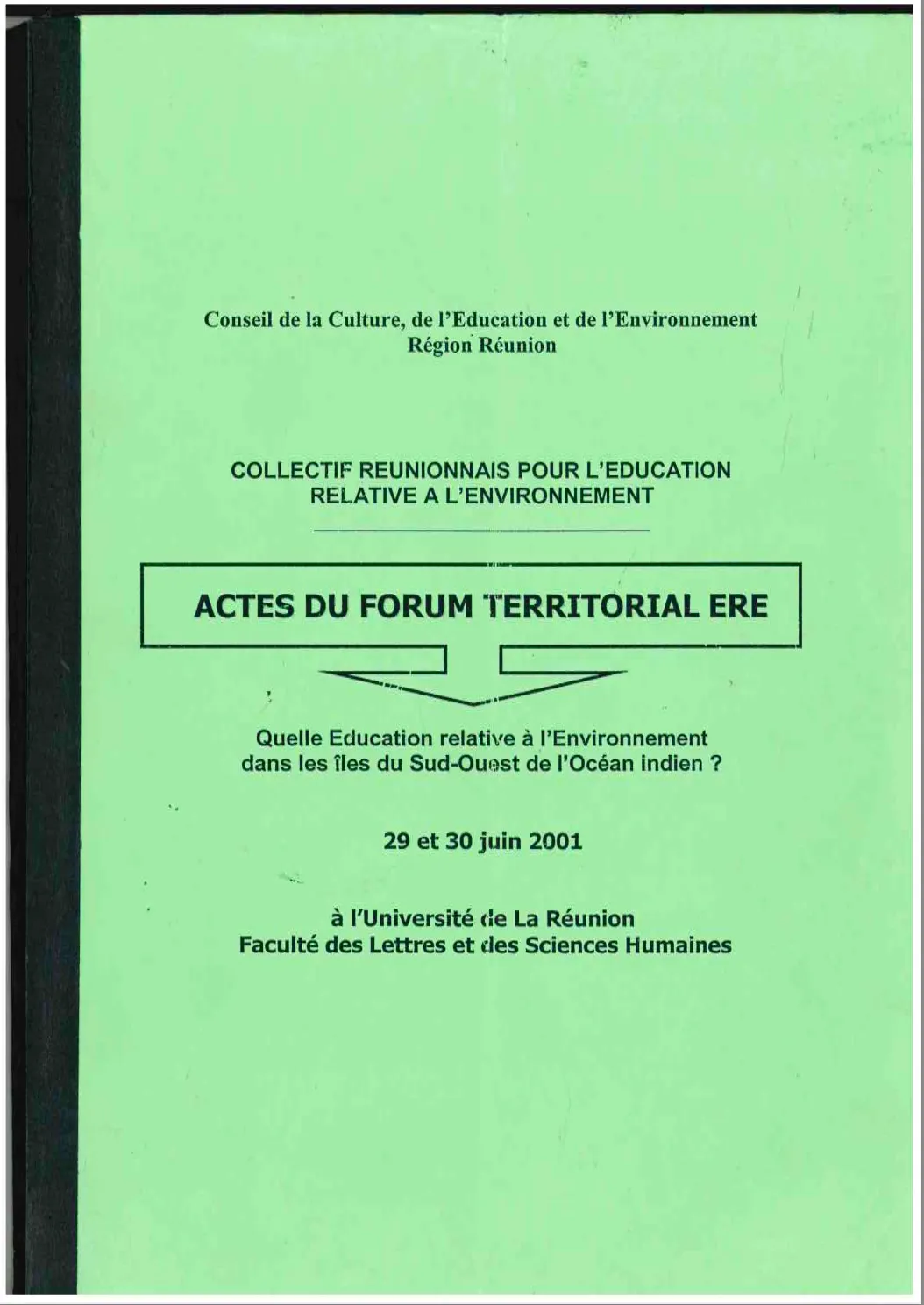 Quelle éducation relative à l’Environnement dans les îles du Sud-Ouest de l’océan Indien ?