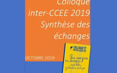 Synthèse du colloque inter-CCEE 2019