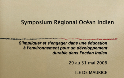 Symposium régional océan indien – 29 au 31 mai 2006 île maurice