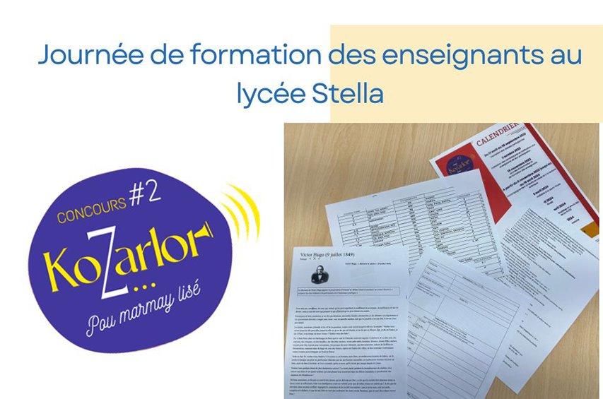 KoZarlor #2 : Journée de formation des enseignants au lycée Stella