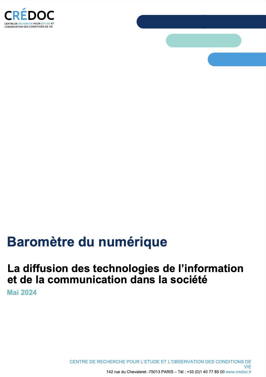 Baromètre du numérique 2023 : les principaux résultats