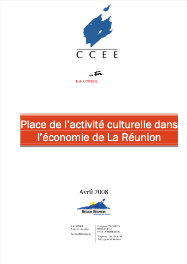 Étude sur la Place de l’activité culturelle dans l’économie de La Réunion