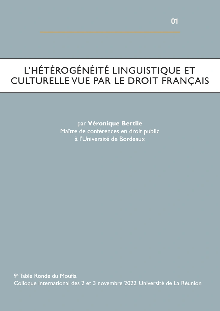 L’hétérogénéité linguistique et culturelle vue par le droit français